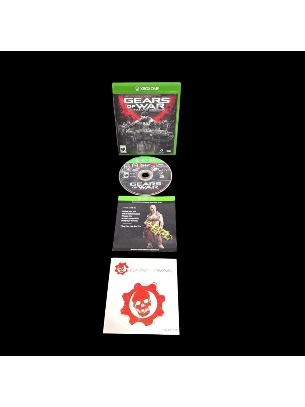 Gears Of War Ultimate Edition Xbox One Complete With Case Disc Manual & Sticker
